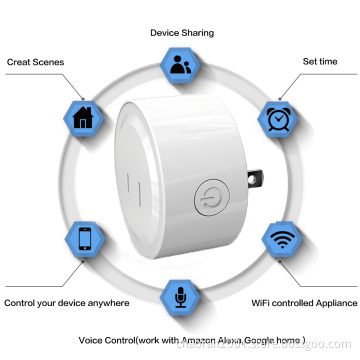 Chaoran Google Assistant Portable Socket Connected Appliance Plug Japan Smart Plug WiFi 2019